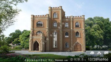 建一栋新款农村哥特式别墅，过着