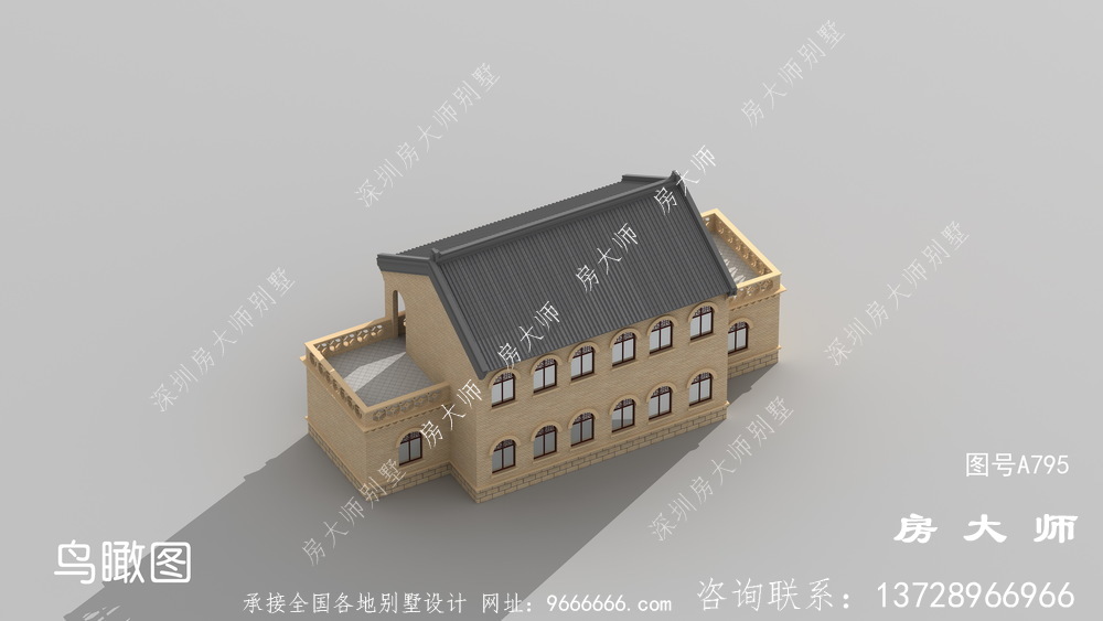 乡村中式别墅,建出来美观大气