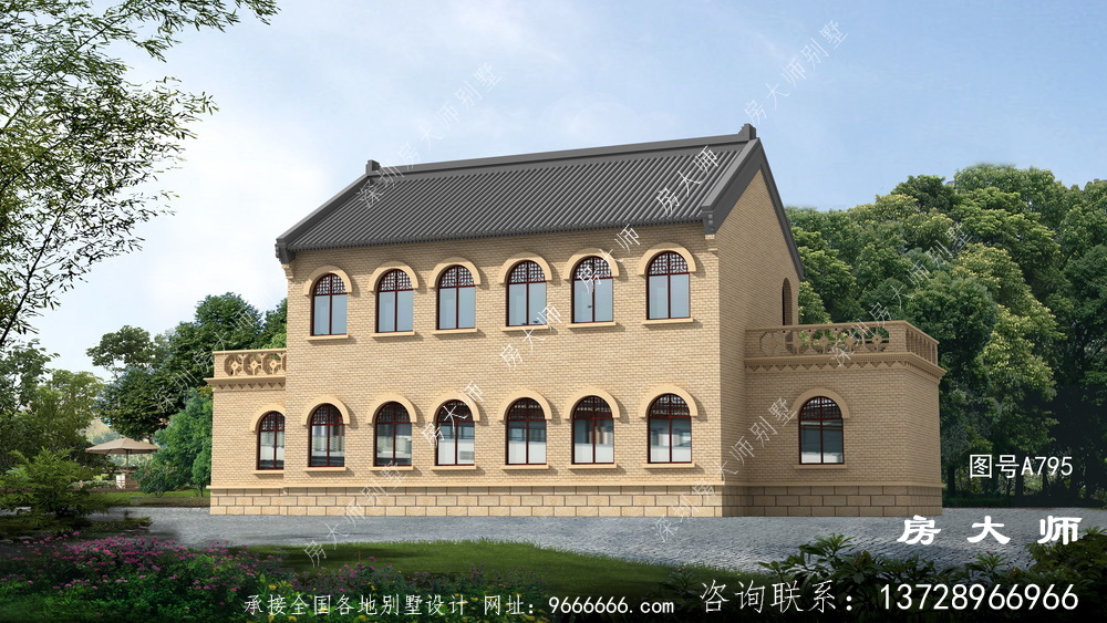 乡村中式别墅,建出来美观大气
