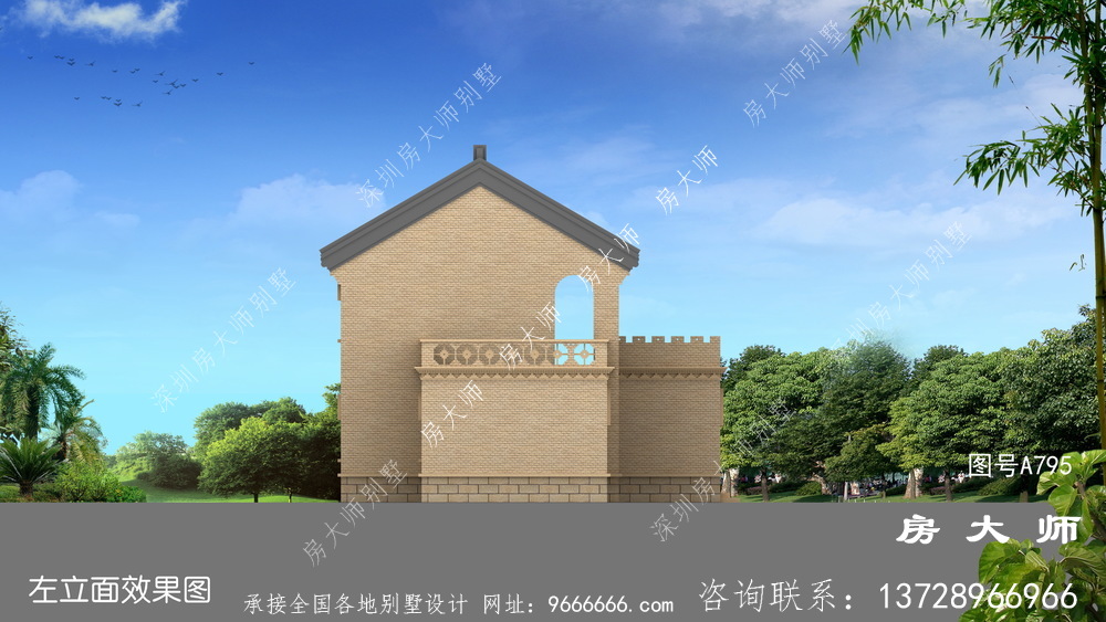 乡村中式别墅,建出来美观大气
