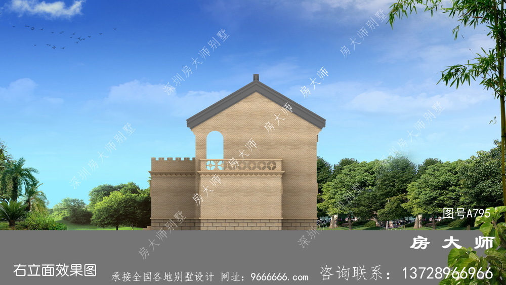 乡村中式别墅,建出来美观大气
