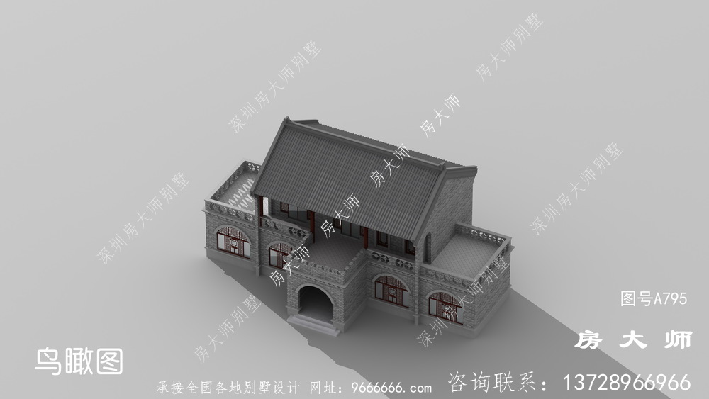 乡村中式别墅,建出来美观大气