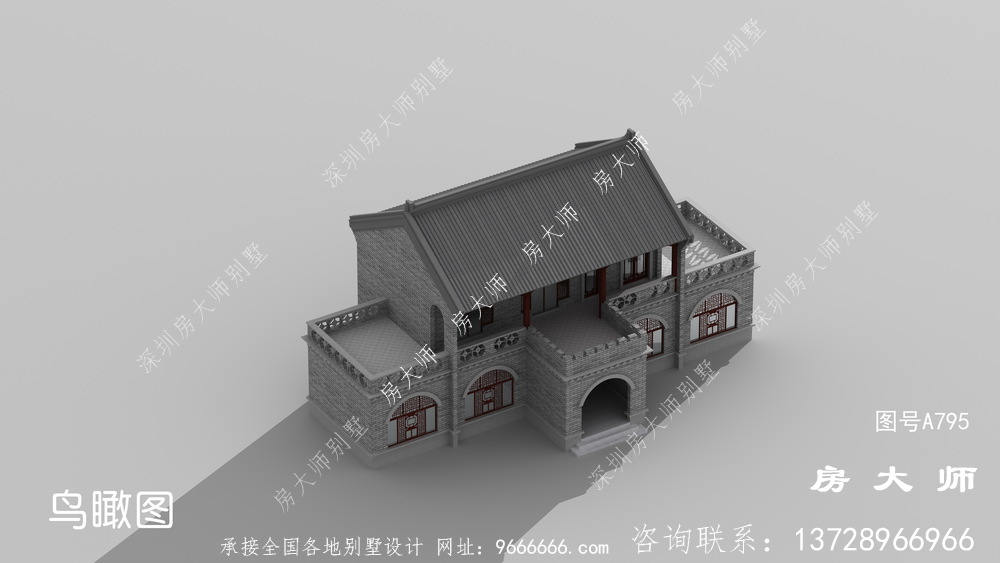 乡村中式别墅,建出来美观大气