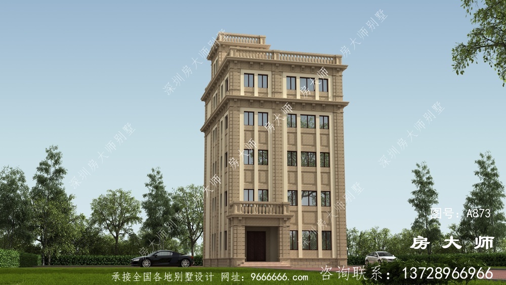 法式风格农村小别墅,理想的别墅类型