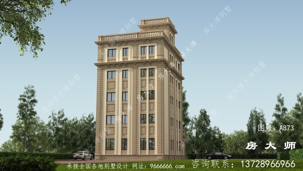 法式风格农村小别墅,理想的别墅类型