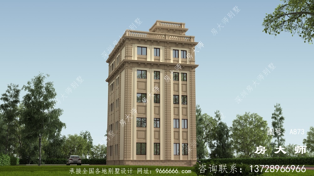 法式风格农村小别墅,理想的别墅类型