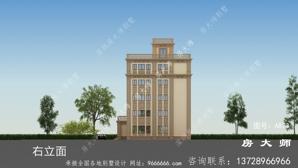 法式风格农村小别墅,理想的别墅类型