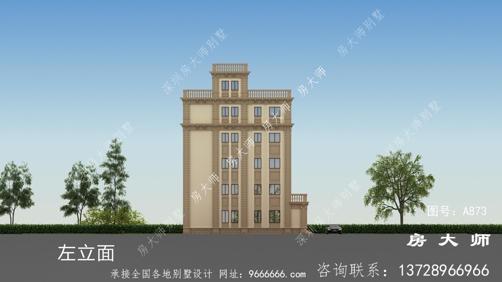法式风格农村小别墅,理想的别墅类型