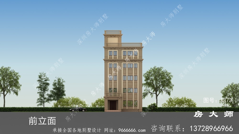 法式风格农村小别墅,理想的别墅类型