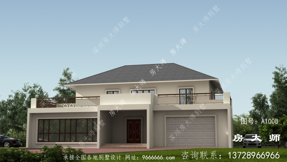 新农村欧式风格自建别墅效果图