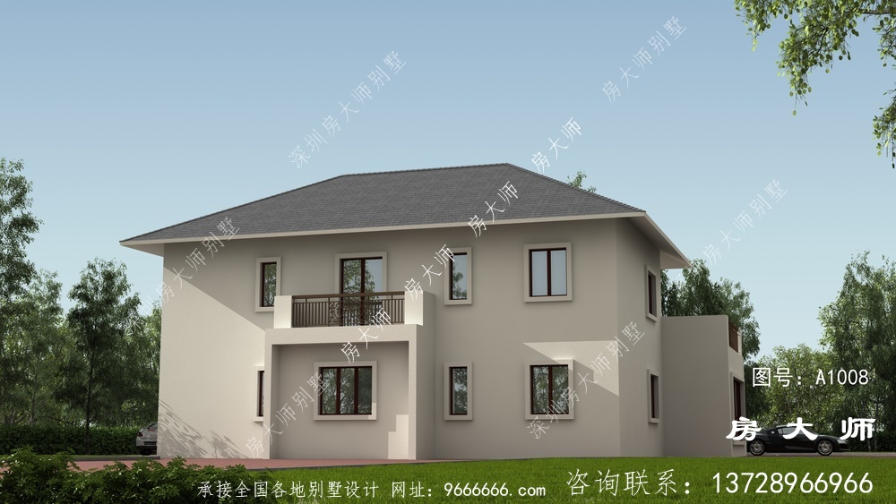 新农村欧式风格自建别墅效果图