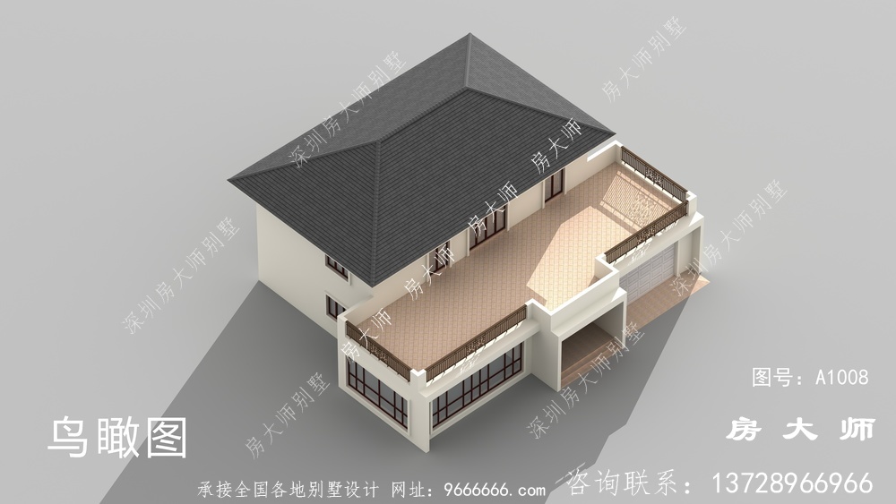 新农村欧式风格自建别墅效果图