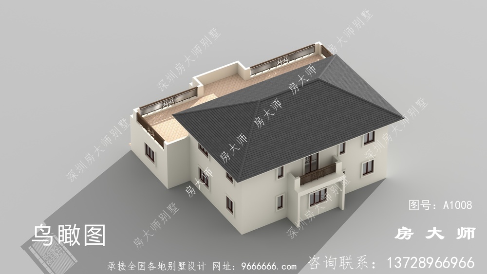 新农村欧式风格自建别墅效果图