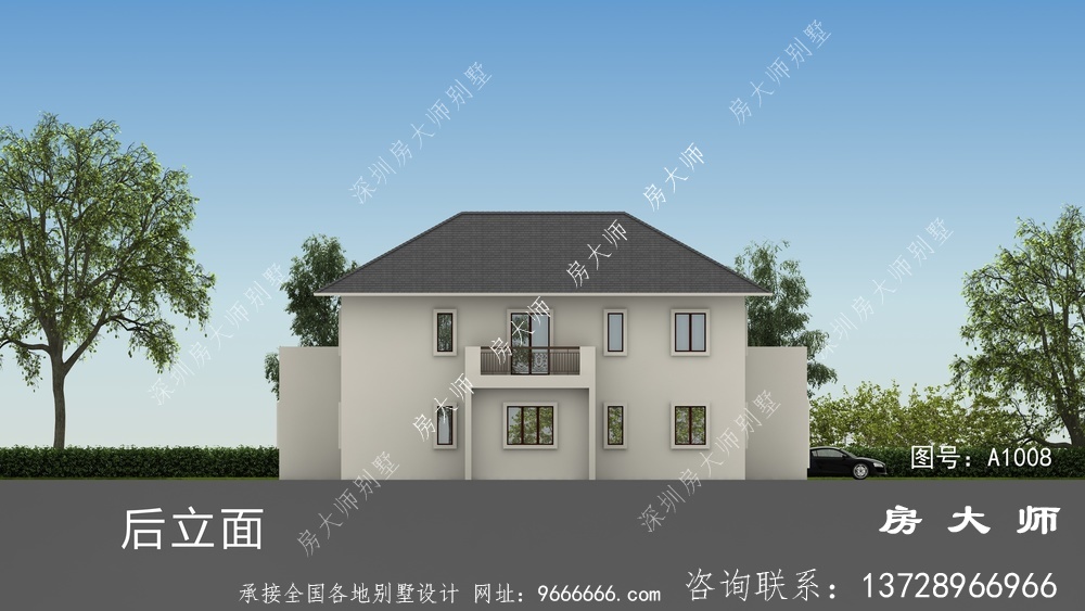新农村欧式风格自建别墅效果图