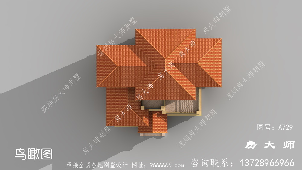 大气三层简欧别墅设计图，大户型，适合农村自建