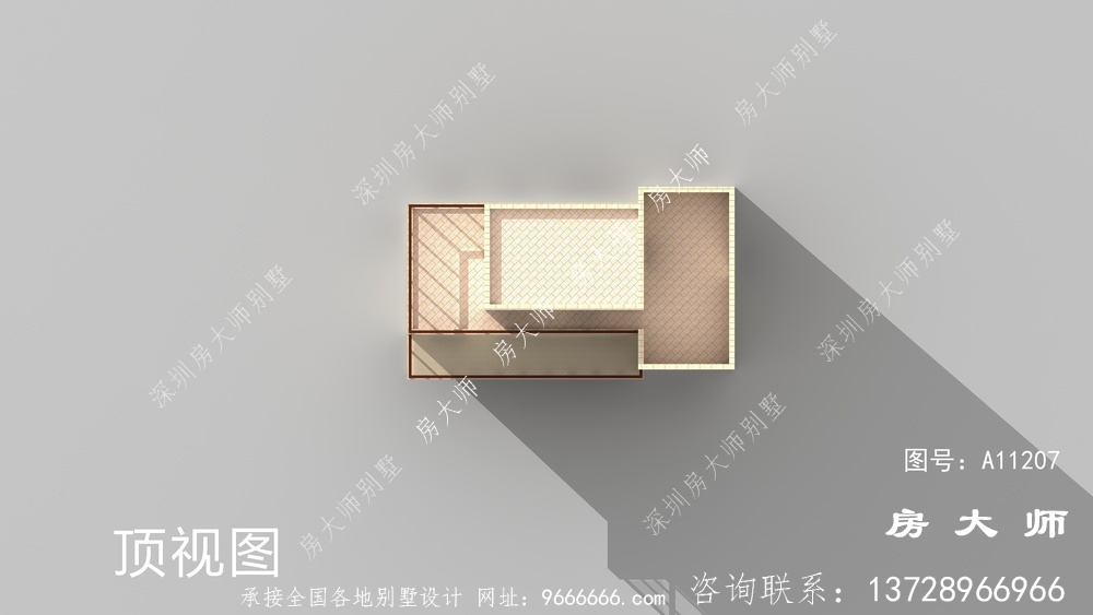 舒适明亮现代风格小别墅设计图