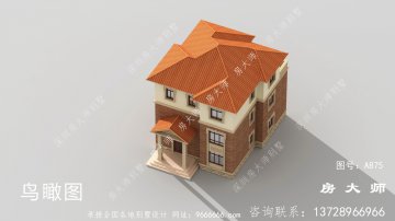 简欧乡村三层房子别墅设计图