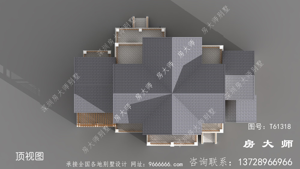 高颜值的法式风格农村别墅效果图