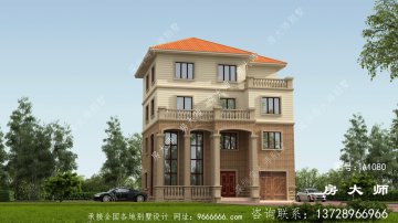 三层别墅照片及自建房设计图，外
