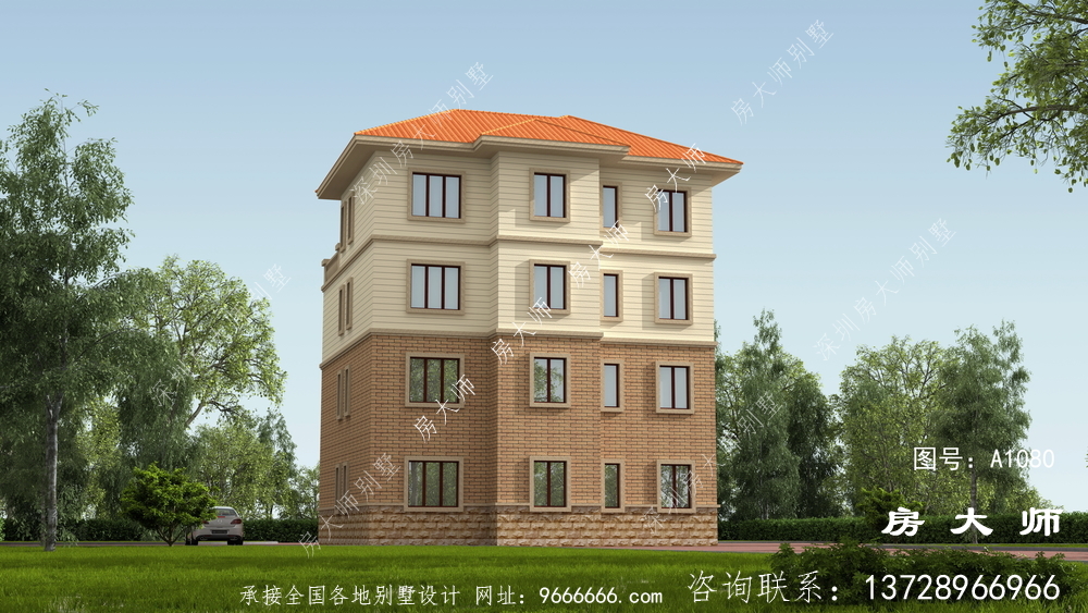 三层别墅照片及自建房设计图，外型实际效果大气