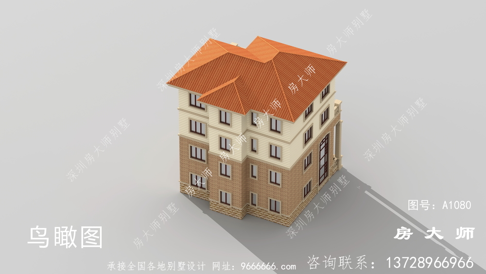 三层别墅照片及自建房设计图，外型实际效果大气
