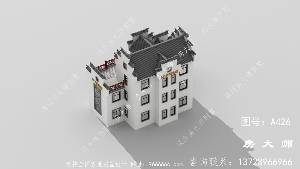 中式三层别墅，理想农村生活的标配