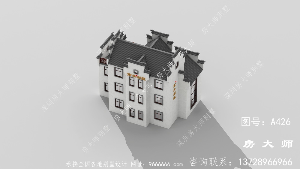 中式三层别墅，理想农村生活的标配