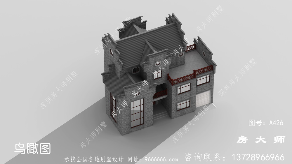 中式三层别墅，理想农村生活的标配