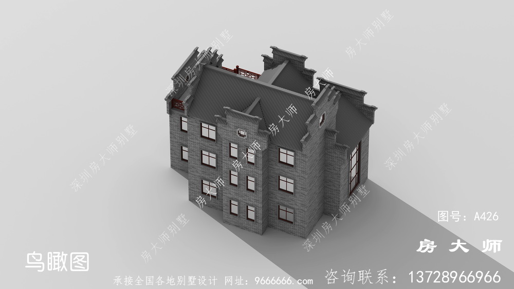 中式三层别墅，理想农村生活的标配