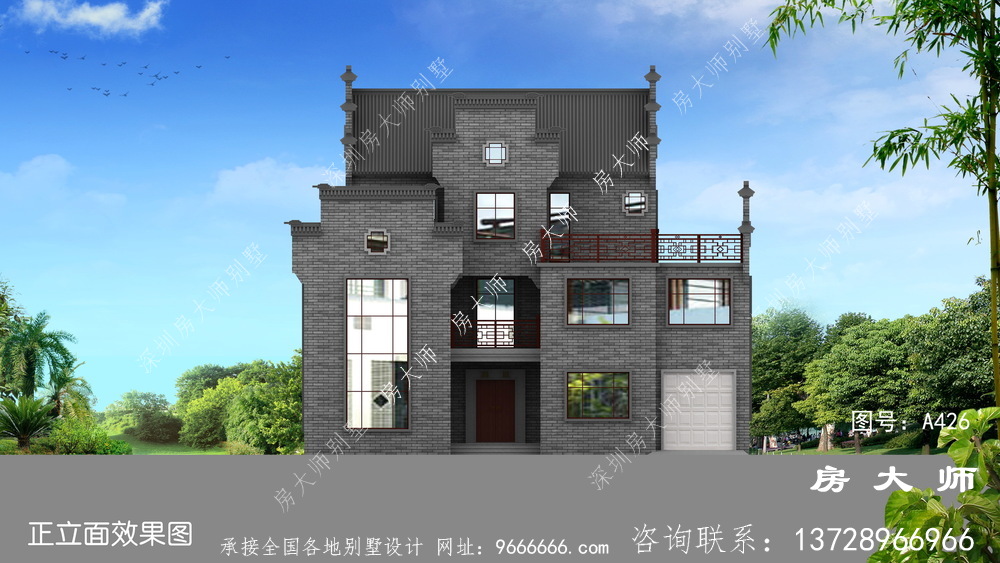 中式三层别墅，理想农村生活的标配