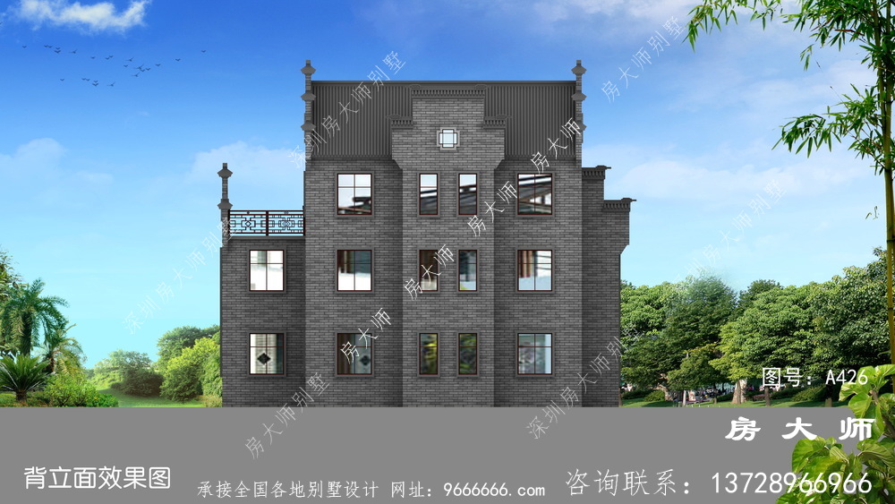 中式三层别墅，理想农村生活的标配