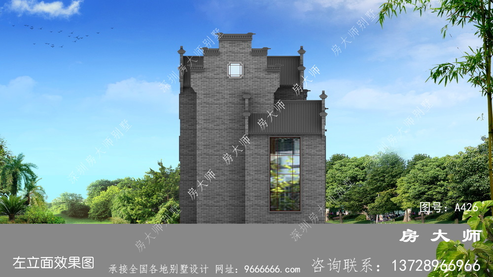 中式三层别墅，理想农村生活的标配