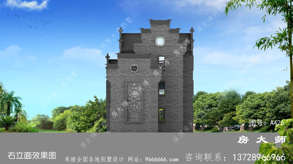 中式三层别墅，理想农村生活的标配