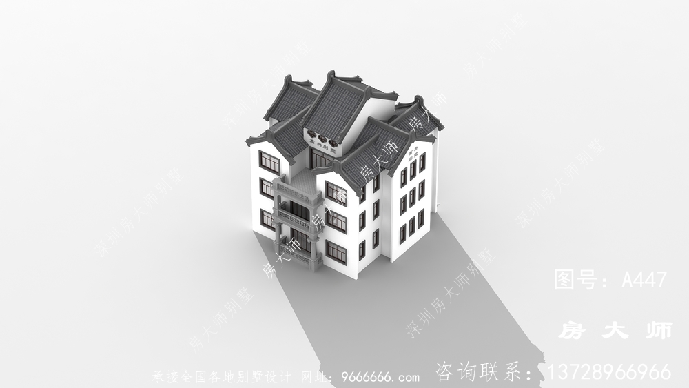 一款值得收藏建造的中式风格别墅