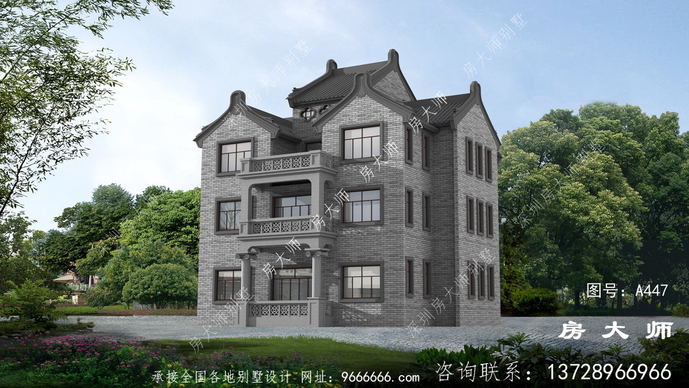一款值得收藏建造的中式风格别墅