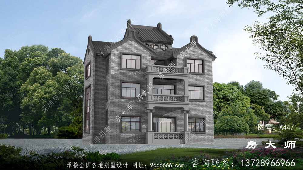 一款值得收藏建造的中式风格别墅