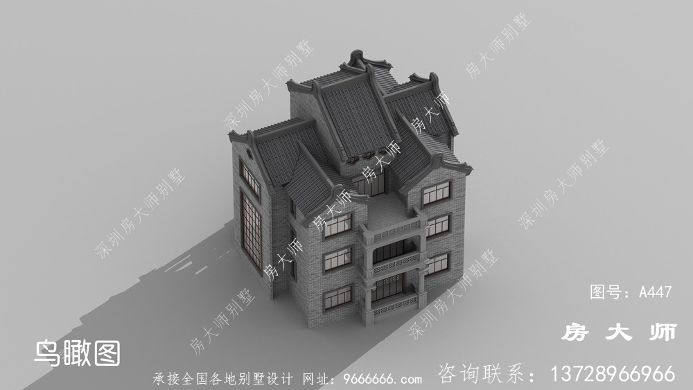一款值得收藏建造的中式风格别墅