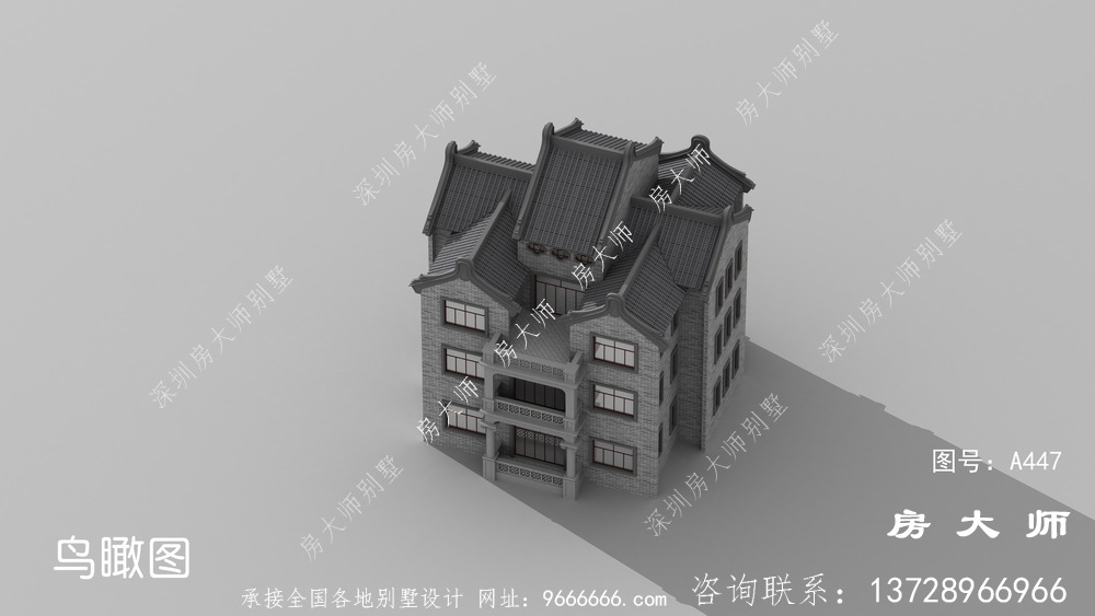 一款值得收藏建造的中式风格别墅