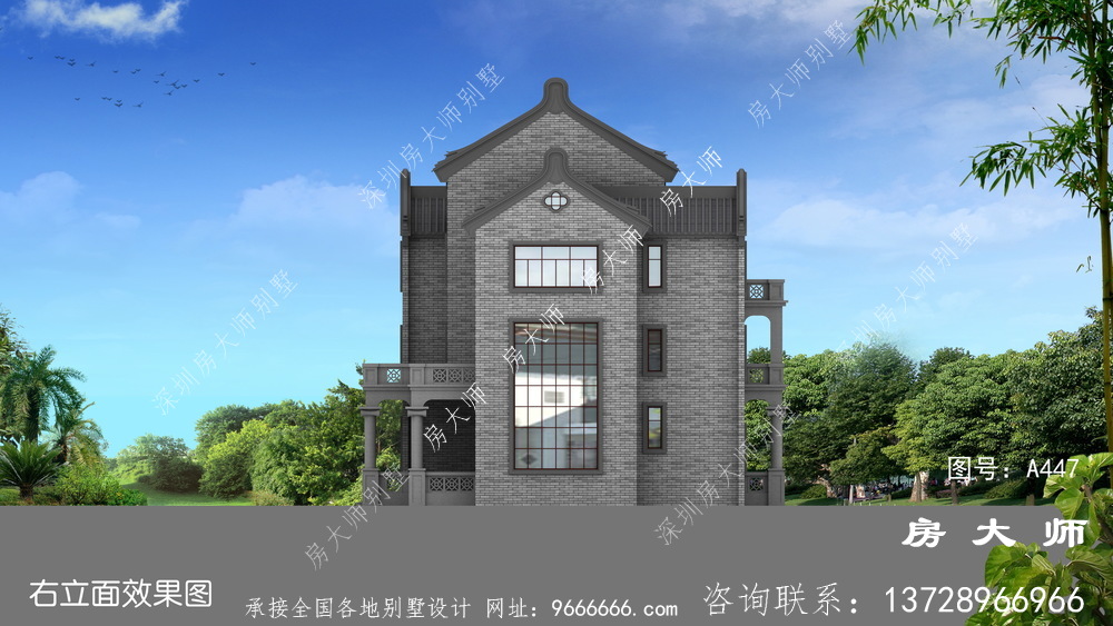 一款值得收藏建造的中式风格别墅