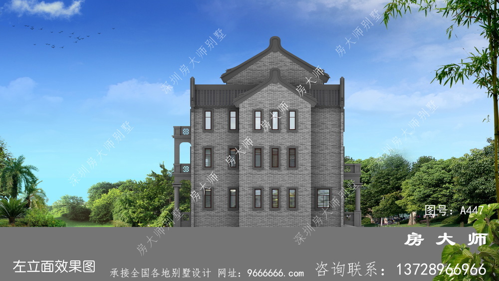 一款值得收藏建造的中式风格别墅