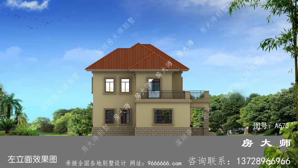 优雅浪漫欧式风格别墅设计图