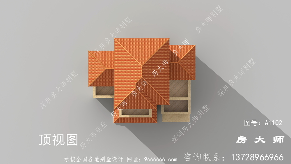布局实用的欧式风格四层别墅设计图