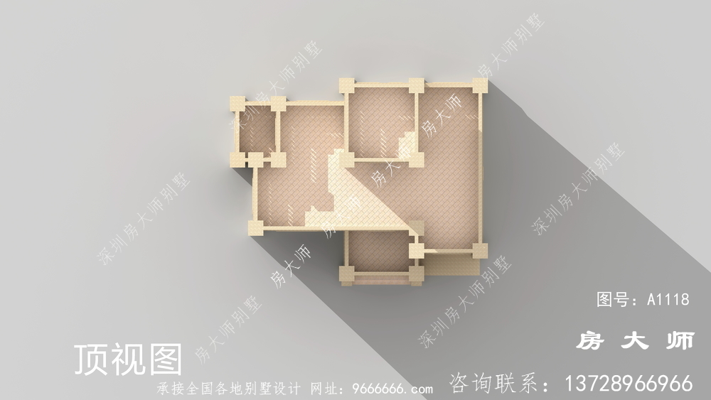 简单时尚的欧式风格别墅设计效果图