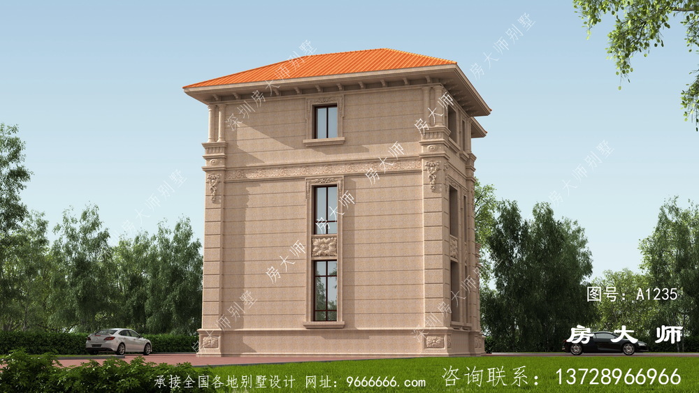 农村建房首选,意大利风格别墅效果图