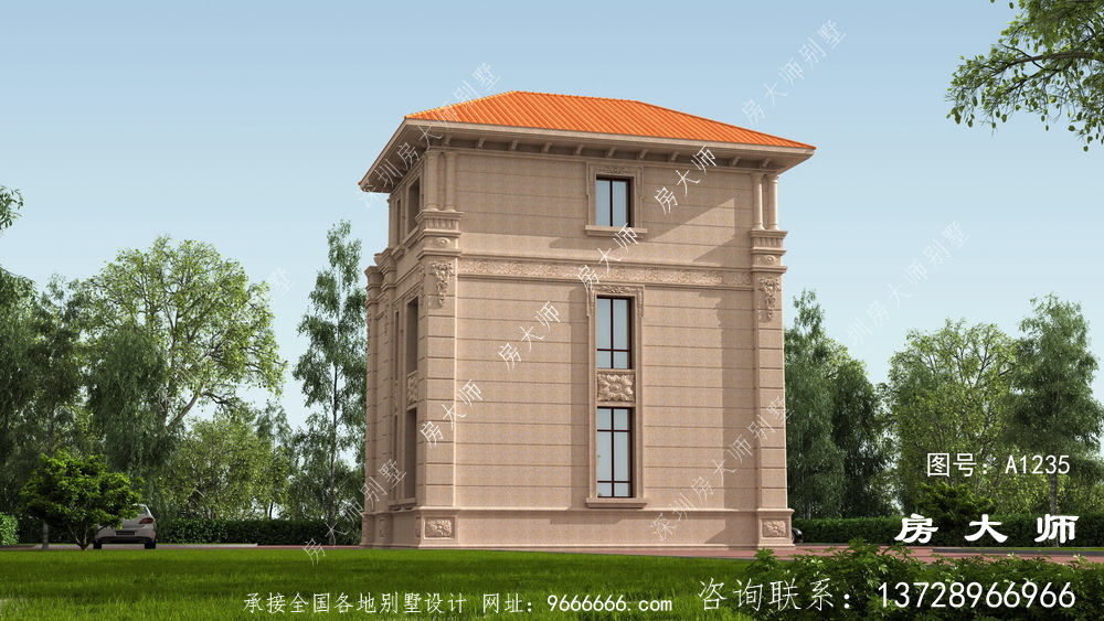 农村建房首选,意大利风格别墅效果图