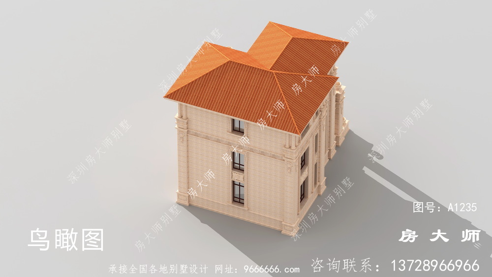 农村建房首选,意大利风格别墅效果图