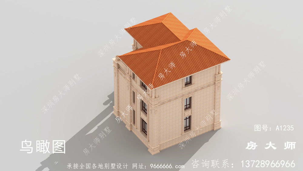 农村建房首选,意大利风格别墅效果图