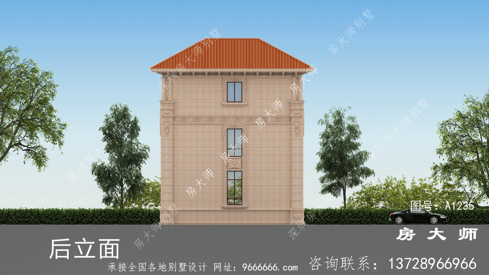 农村建房首选,意大利风格别墅效果图