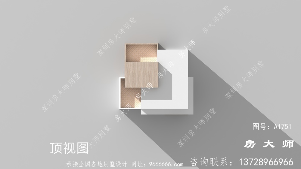 高颜值现代风格，三层别墅设计图
