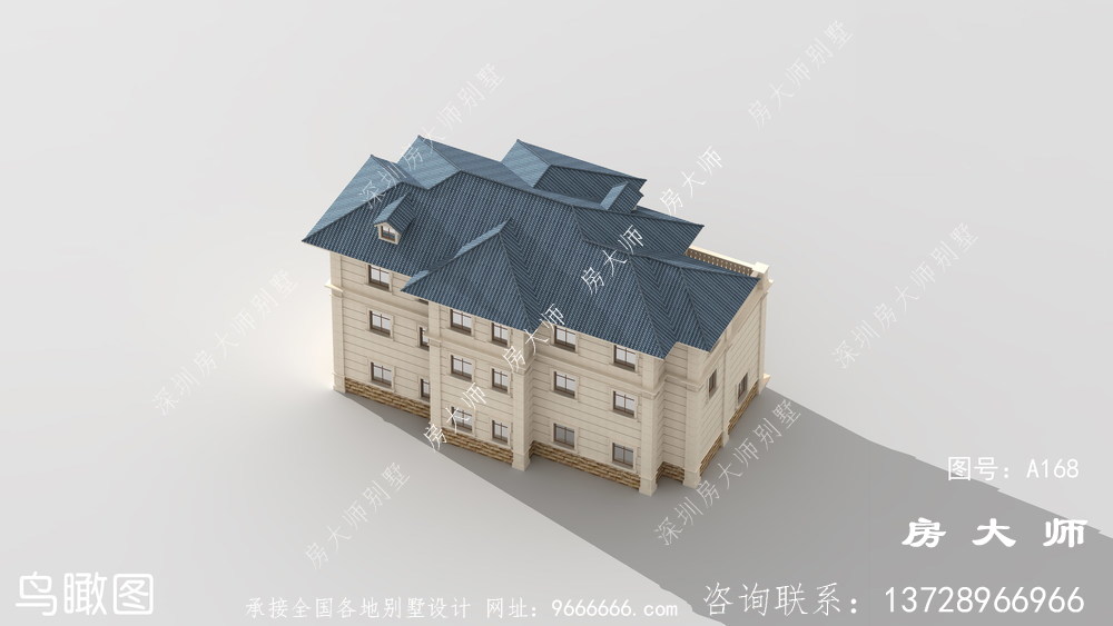新农村自建法式风格别墅图纸设计大全